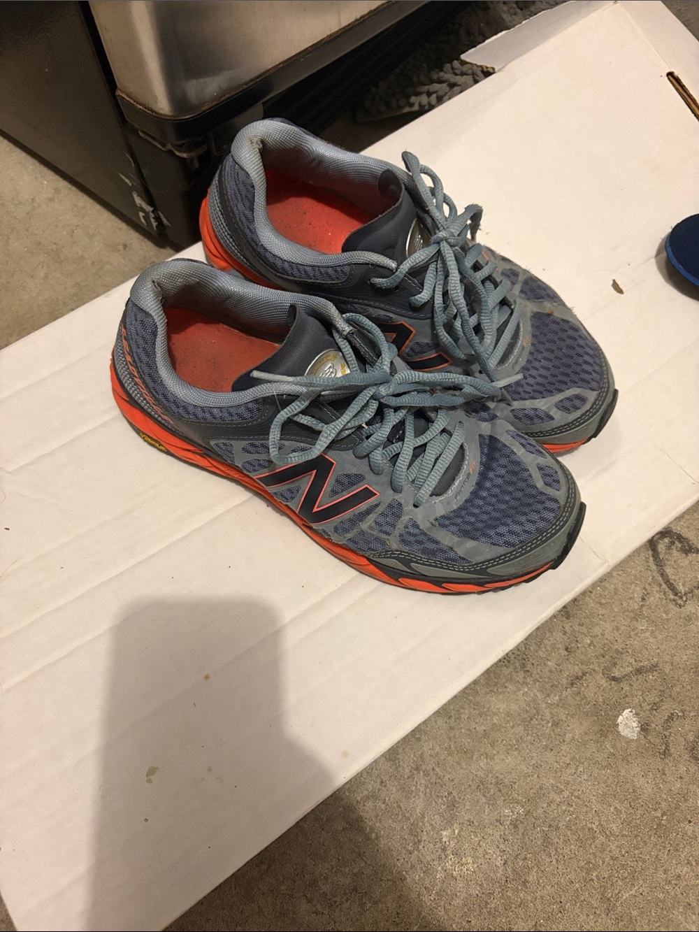 New Balance Women's Gray and Orange Running Shoes